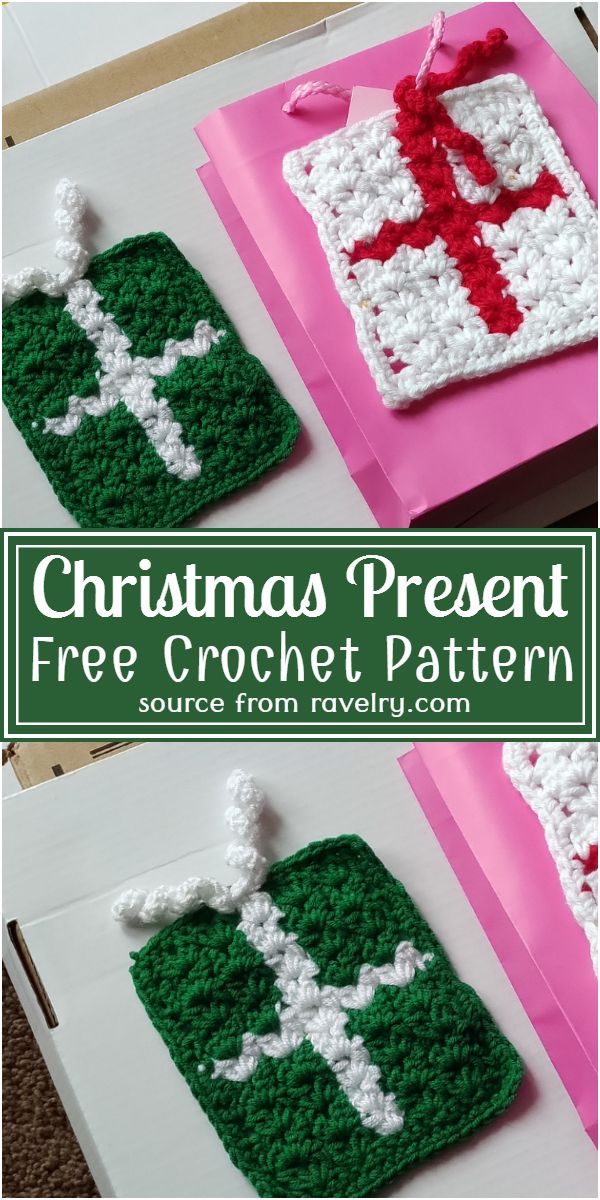 Free Crochet Christmas Present Pattern