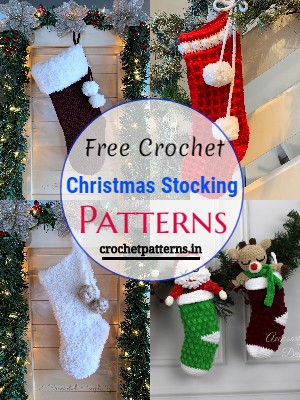 20 Free Crochet Christmas Stocking Patterns