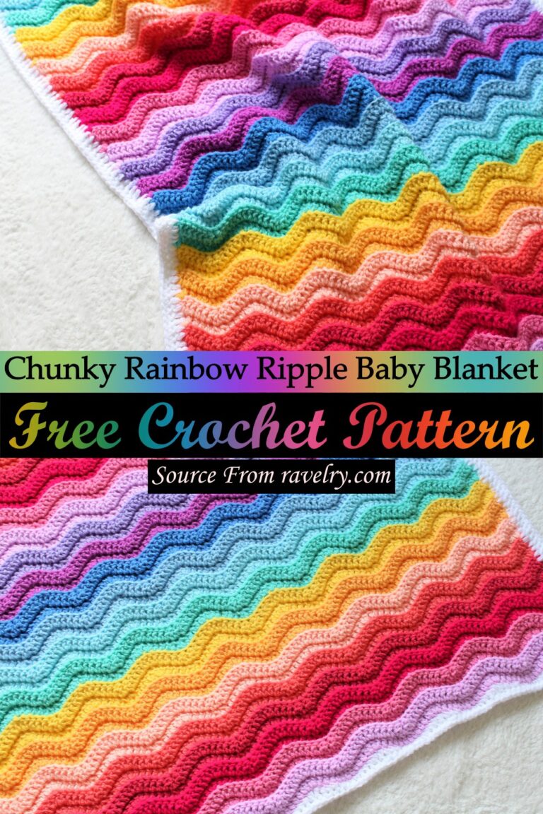 20 Unique Free Crochet Ripple Patterns & Designs