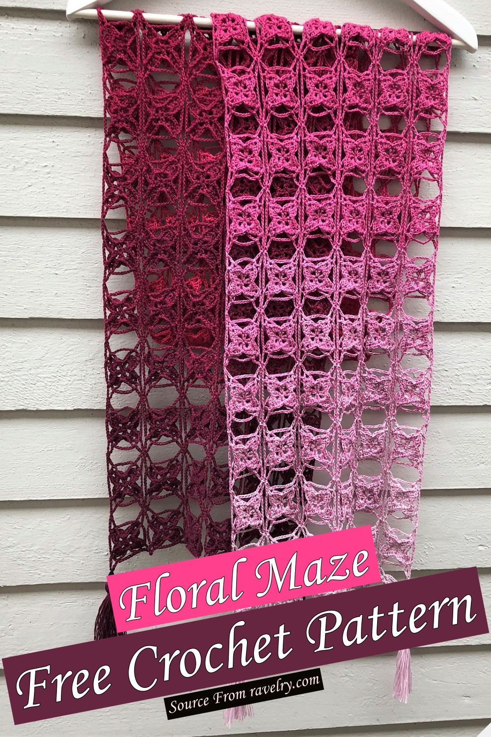 Free Crochet Floral Maze Pattern