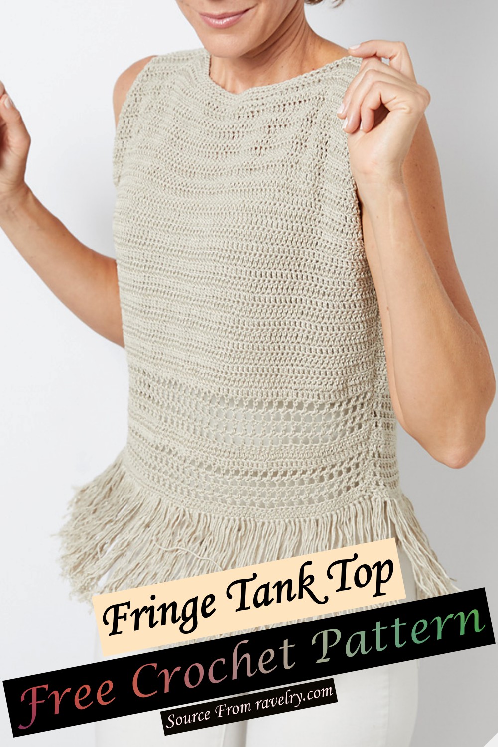 Free Crochet Fringe Tank Top Pattern