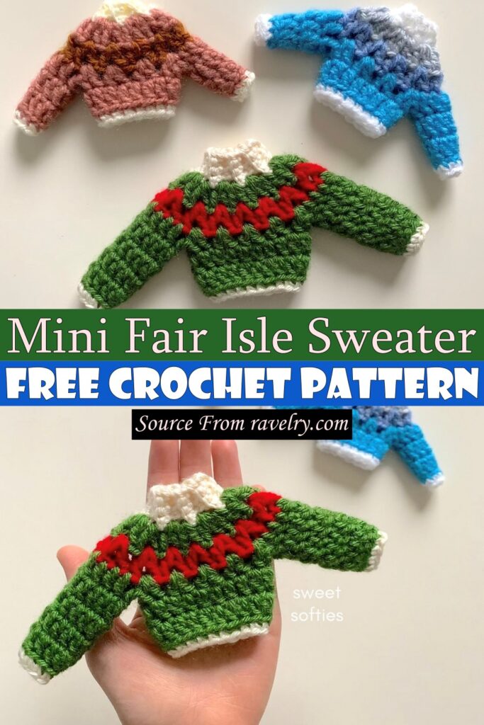Incredible Free Crochet Fair Isle Patterns