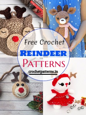 13 Free Crochet Reindeer Patterns