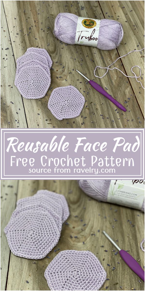 Free Crochet Reusable Face Pad Pattern