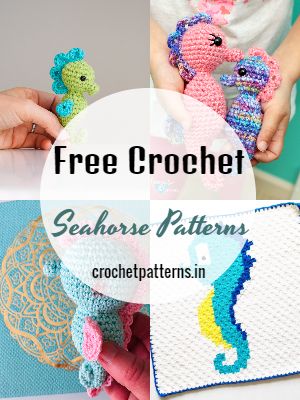 15 Free Crochet Seahorse Patterns And Amigurumi Ideas