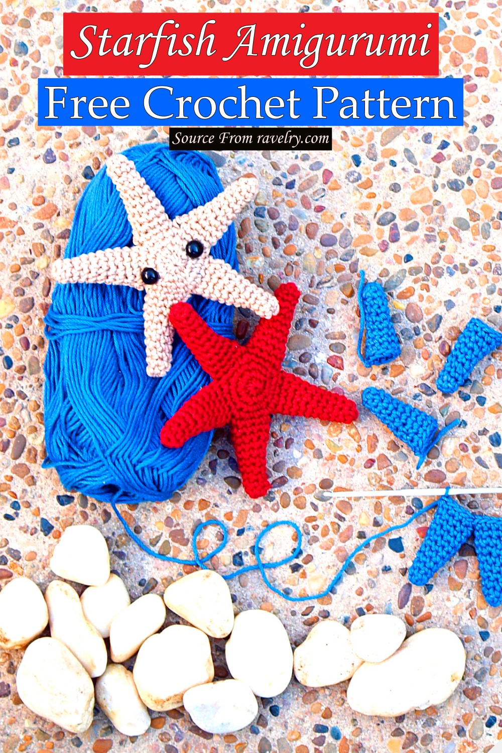 Free Crochet Starfish Amigurumi Pattern