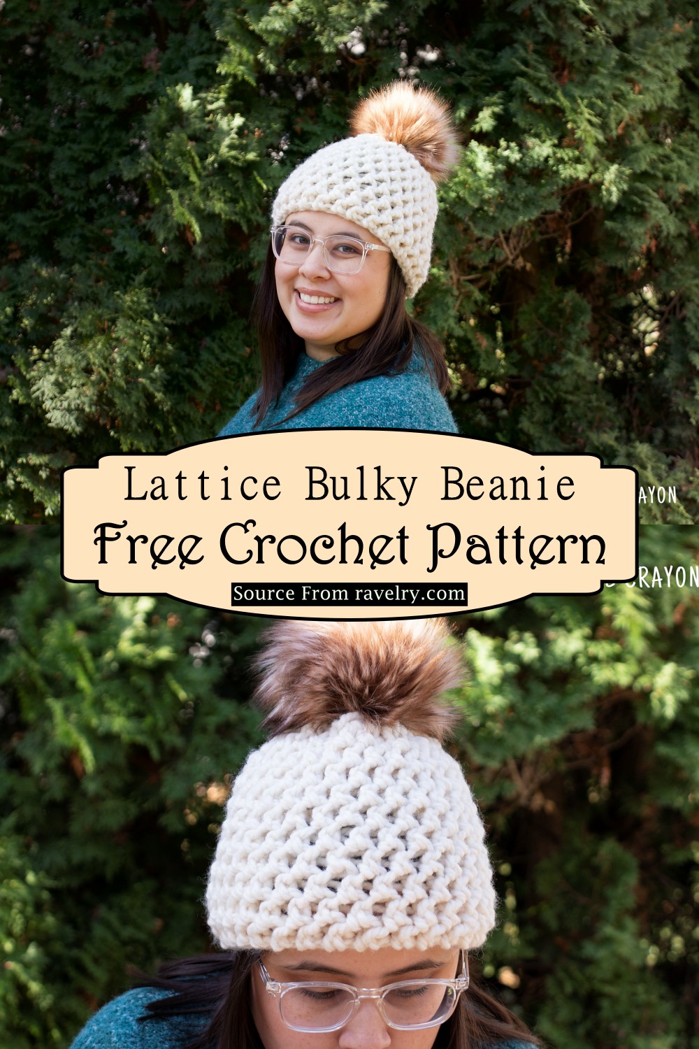 Lattice Bulky Beanie