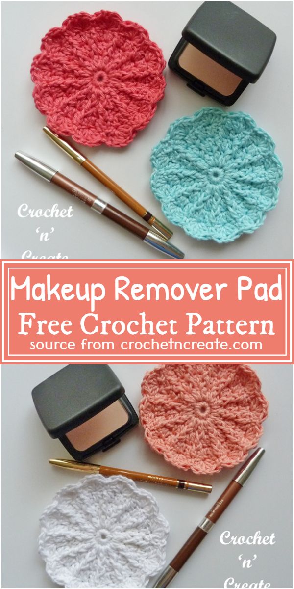 Makeup Remover Pad Crochet Pattern