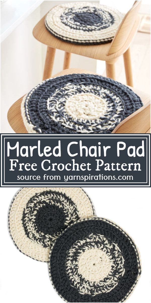 Marled Chair Pad Crochet Pattern