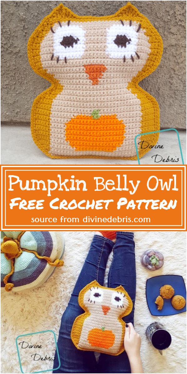 Pumpkin Owl Pattern