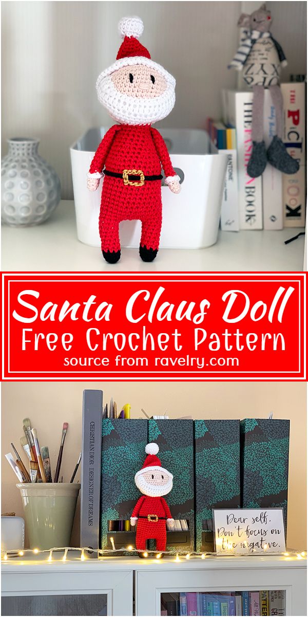 Santa Claus Doll Crochet Pattern