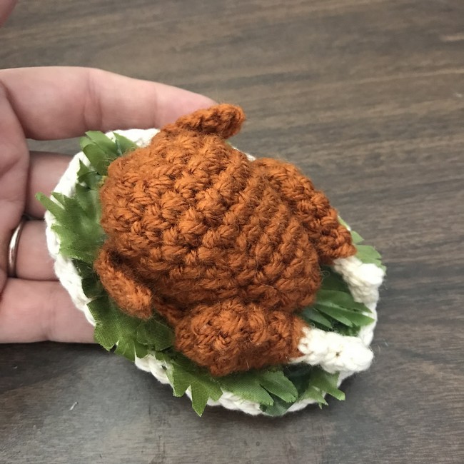 Tiny Thanksgiving Turkey Amigurumi