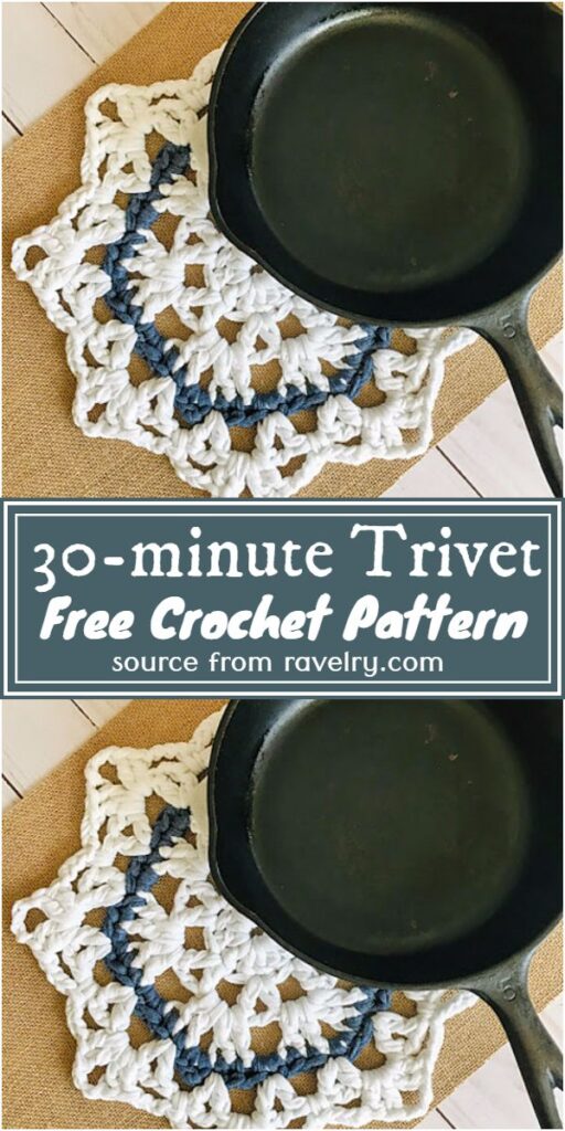 10 Free Crochet Trivet Patterns For Quick & Useful Decor