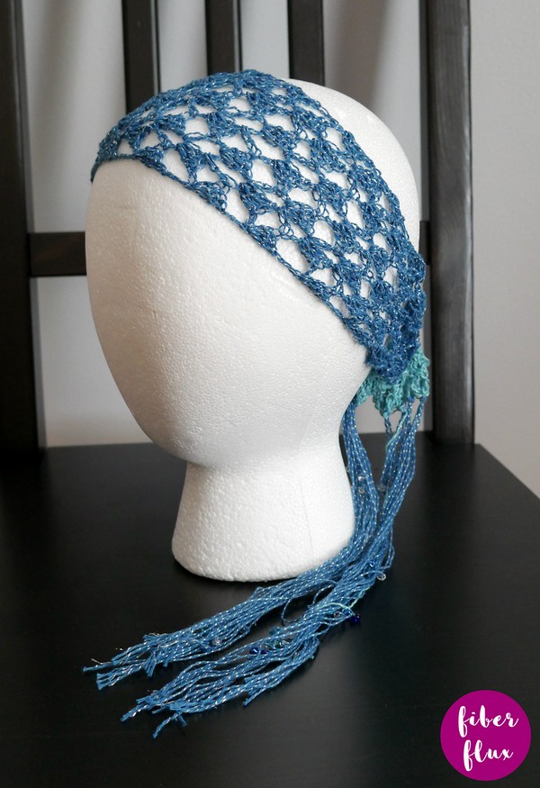 Free Crochet Boho Beach Head Scarf Pattern