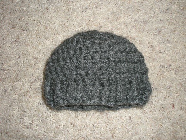 Free Crochet Bulky Baby Hat Pattern