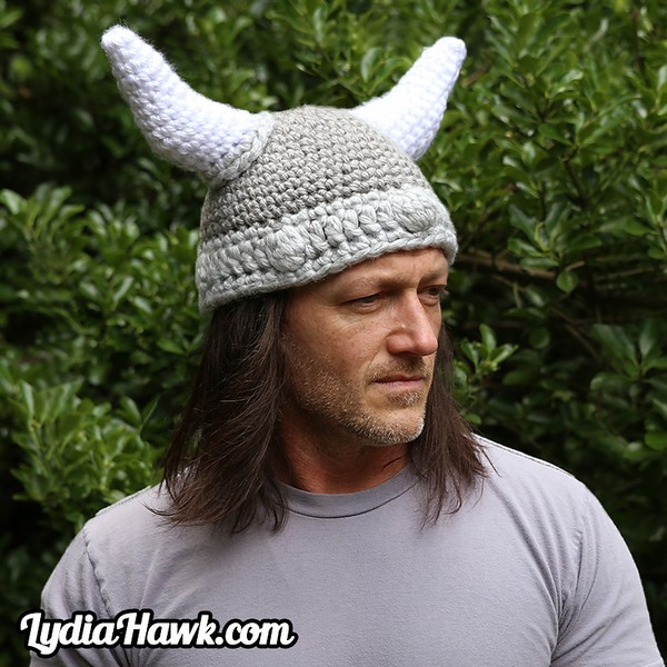 Free Crochet Bulky Viking Helmet Pattern
