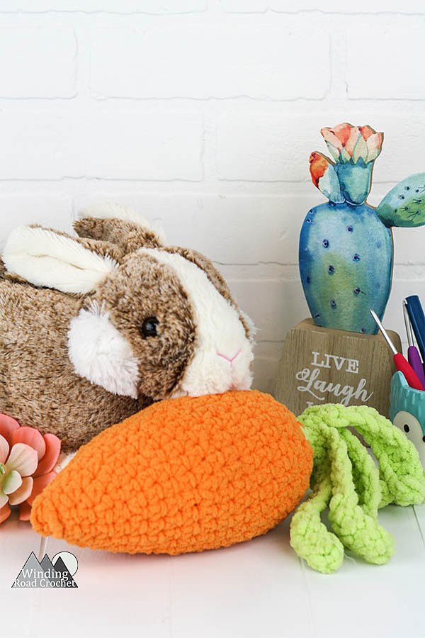 Free Crochet Carrot Photo Prop Pattern