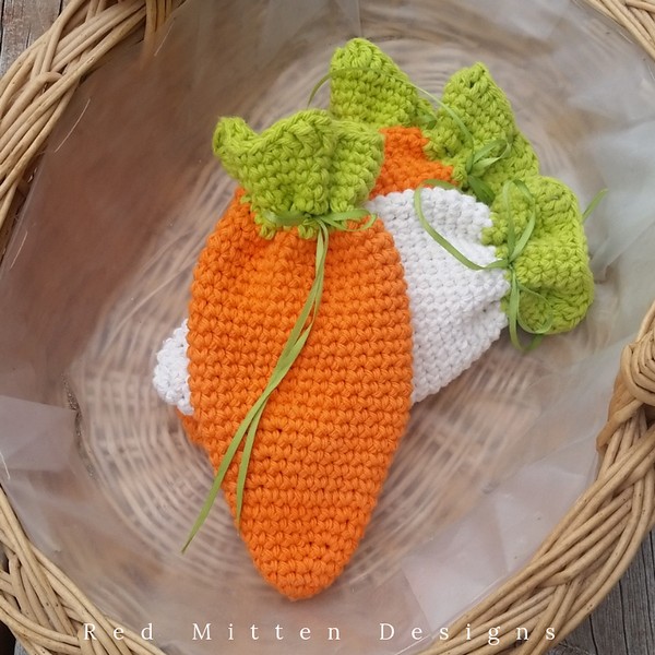 Free Crochet Carrot Treat Bag Pattern