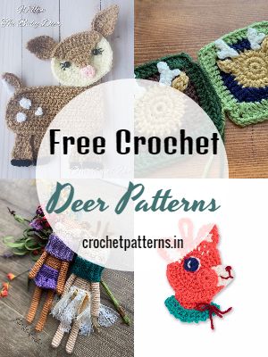 10 Free Crochet Deer Patterns For Decor & Toys