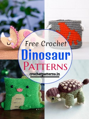 25 Cute Free Crochet Dinosaur Patterns