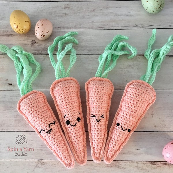 Free Crochet Easy Carrot Amigurumi Pattern