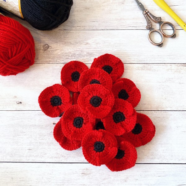 Free Crochet Easy Poppy Pattern
