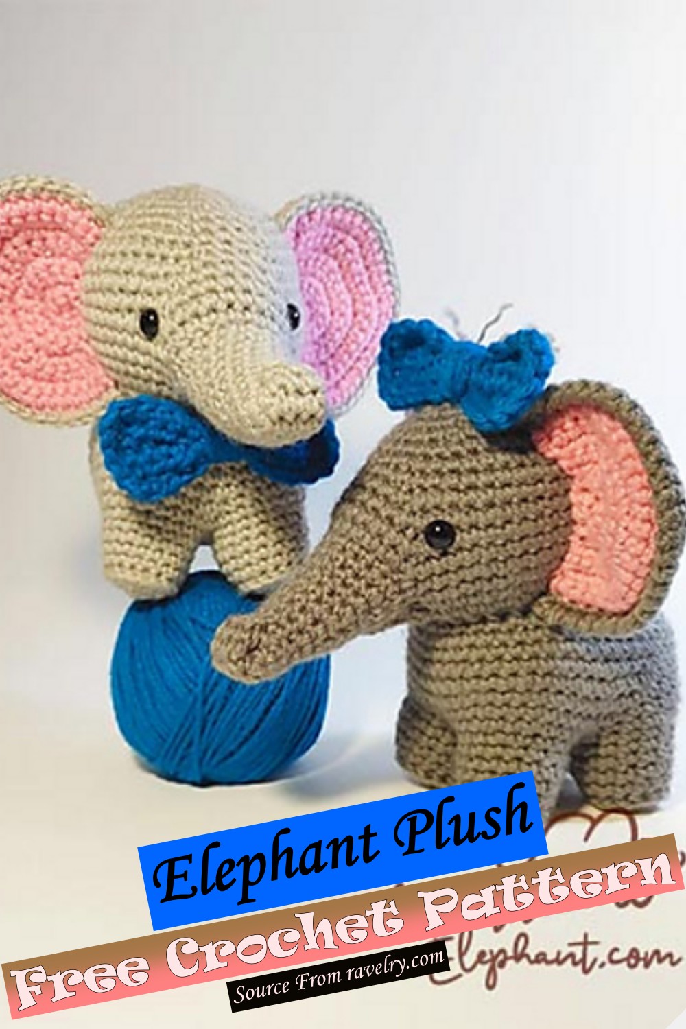 Free Crochet Elephant Plush Pattern