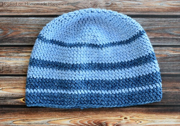Free Crochet Faded Beanie Pattern