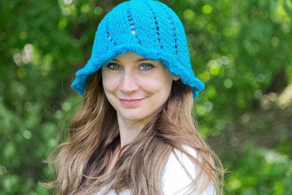 Free Crochet Fritillaria Sun Hat Pattern