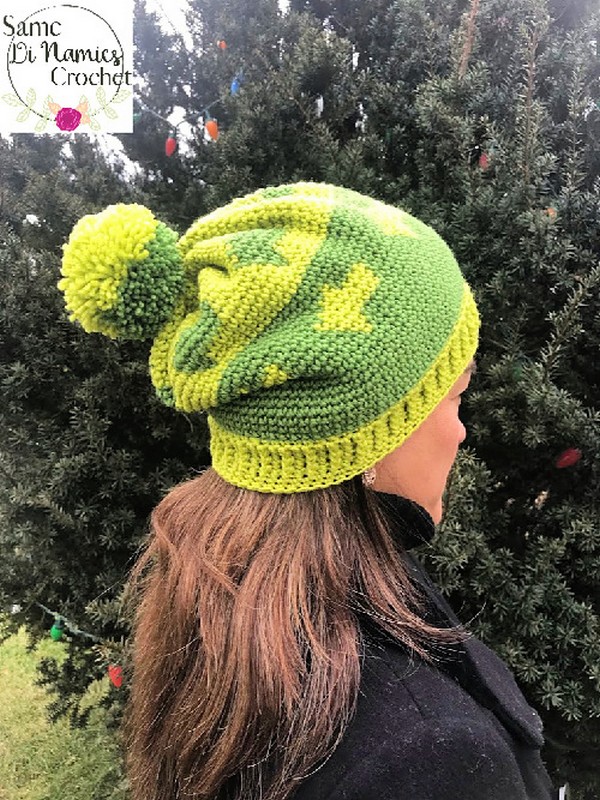 Free Crochet Going Places Slouchy Hat Pattern
