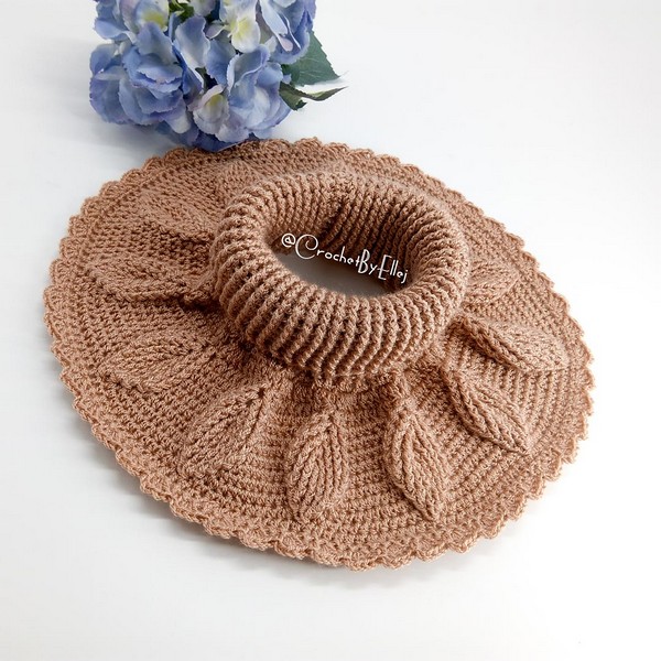 Free Crochet Leaf Drape Pattern
