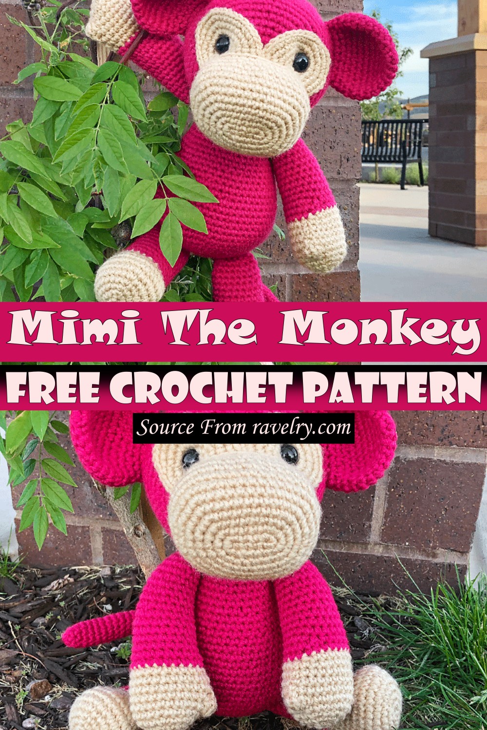 Free Crochet Mimi The Monkey Pattern
