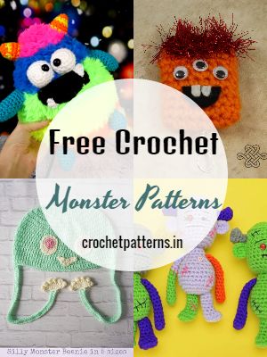 18 Free Crochet Monster Patterns