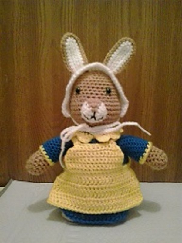 Free Crochet Mrs Rabbit Pattern