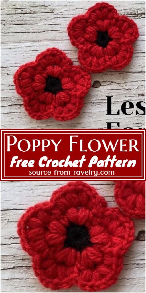 23 Easy Poppy Crochet Patterns