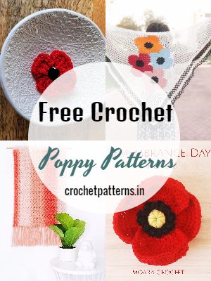 10 Easy Poppy Crochet Patterns