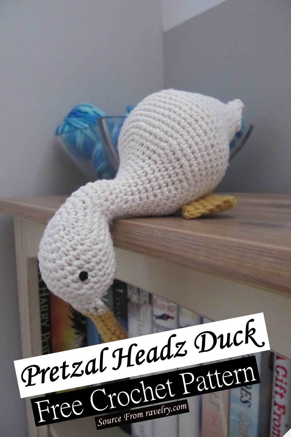 Free Crochet Pretzal Headz Duck Pattern