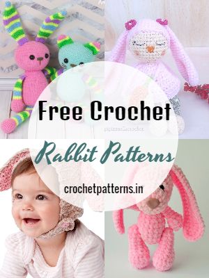 Cute Little Free Crochet Rabbit Patterns