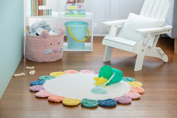 Free Crochet Sweet Snuggles Playmat Pattern