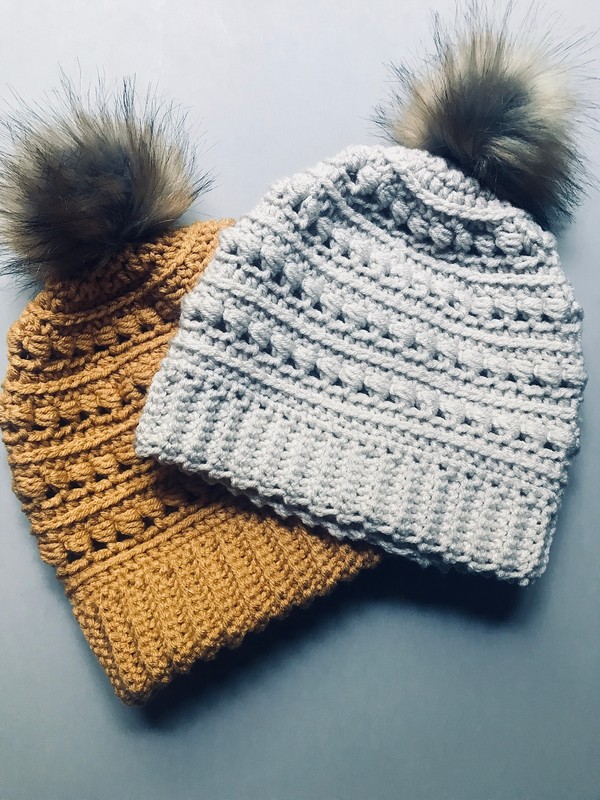 Free Crochet The Chasing Rabbits Beanie Pattern