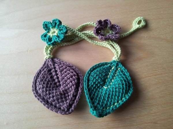 Free Crochet Tunisian Leaf Pattern