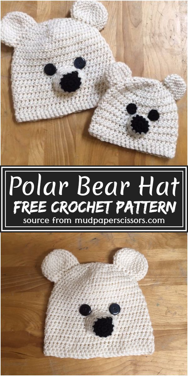 Free Bear  Hat Pattern
