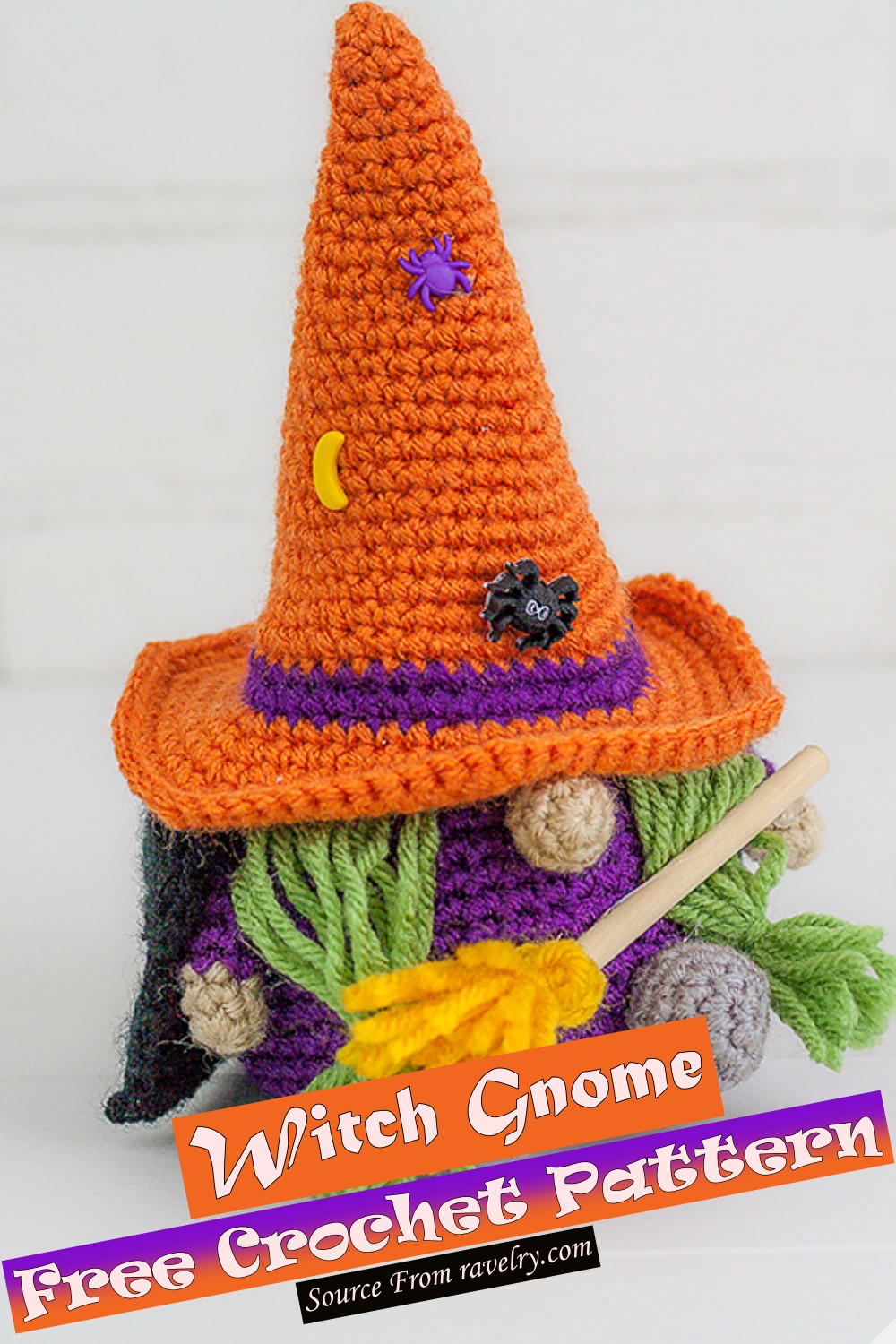 Crochet Witch Gnome Pattern