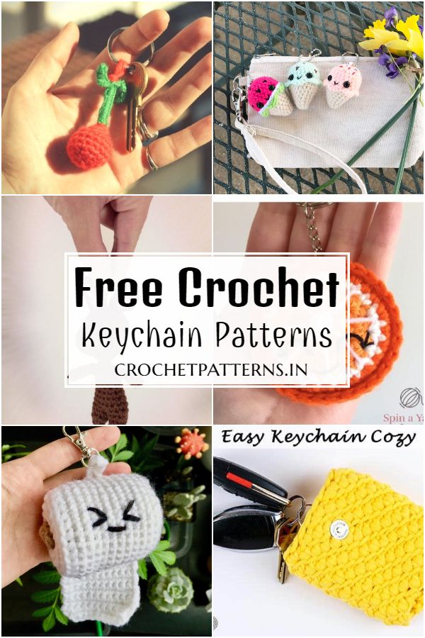 35 Free Crochet Keychain Patterns | Crochet Patterns