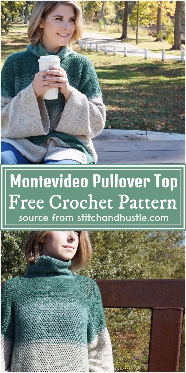 Montevideo Crochet Pullover Top Pattern