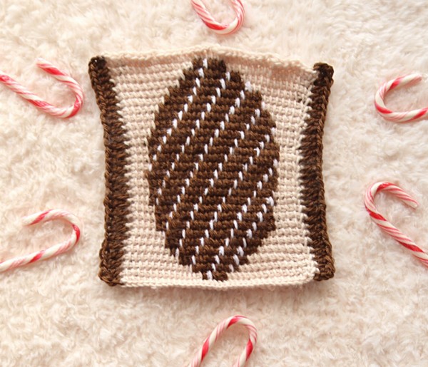 Tunisian Cookie Square Free Easy Crochet Afghan Pattern