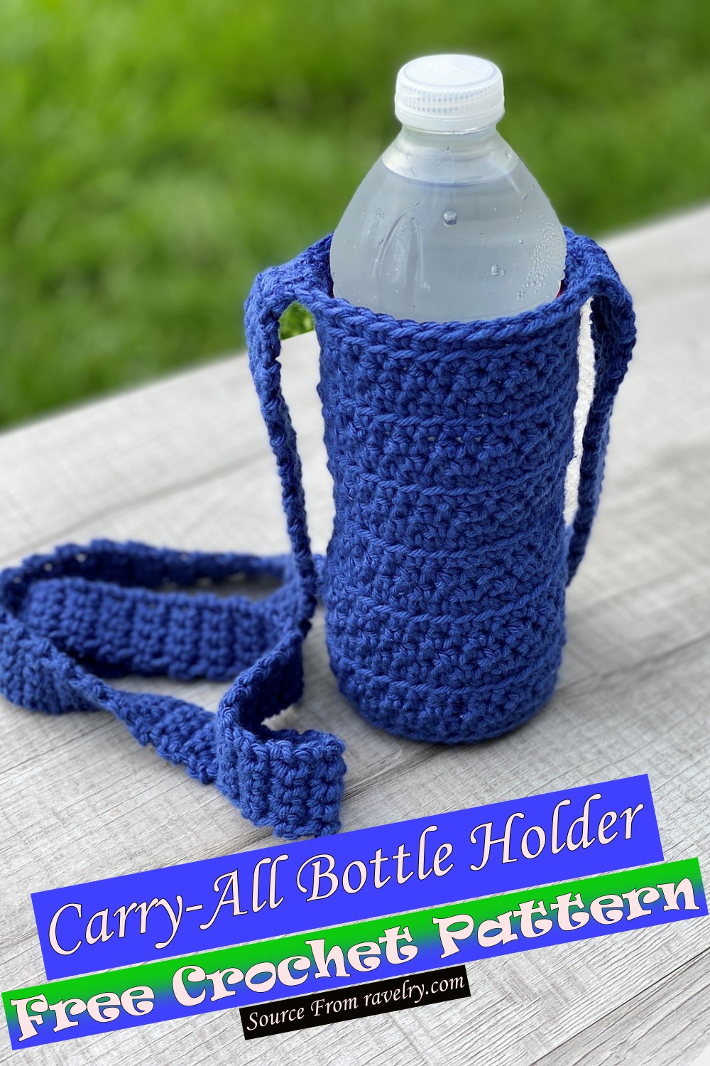 Free Crochet Carry-All Bottle Holder Pattern