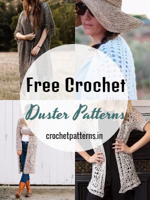 10 Free Crochet Duster Patterns