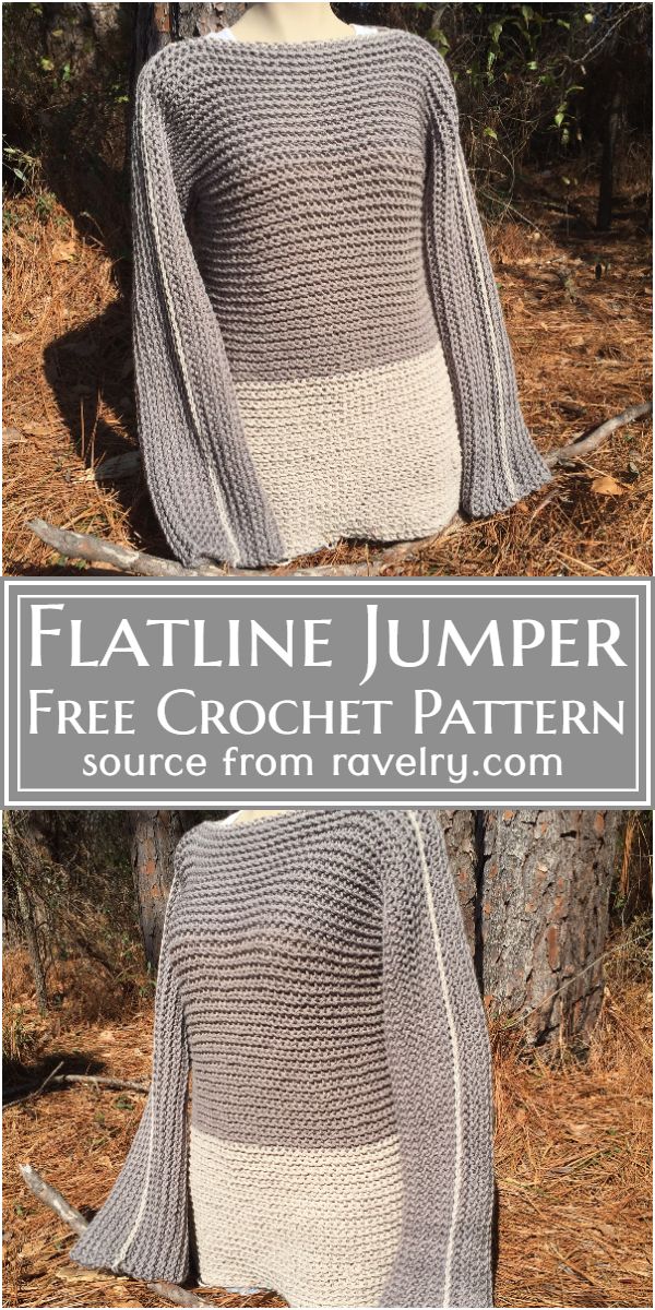 Free Crochet Flatline Jumper Pattern