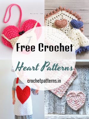 15 Lovely Free Crochet Heart Patterns